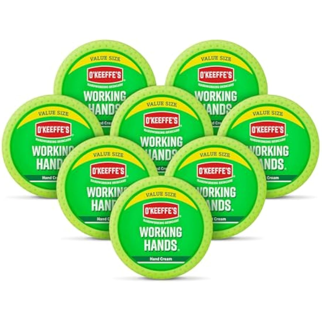 O'Keeffe's Working Hands Cream - 193g Value Size Jar (8 Pack)