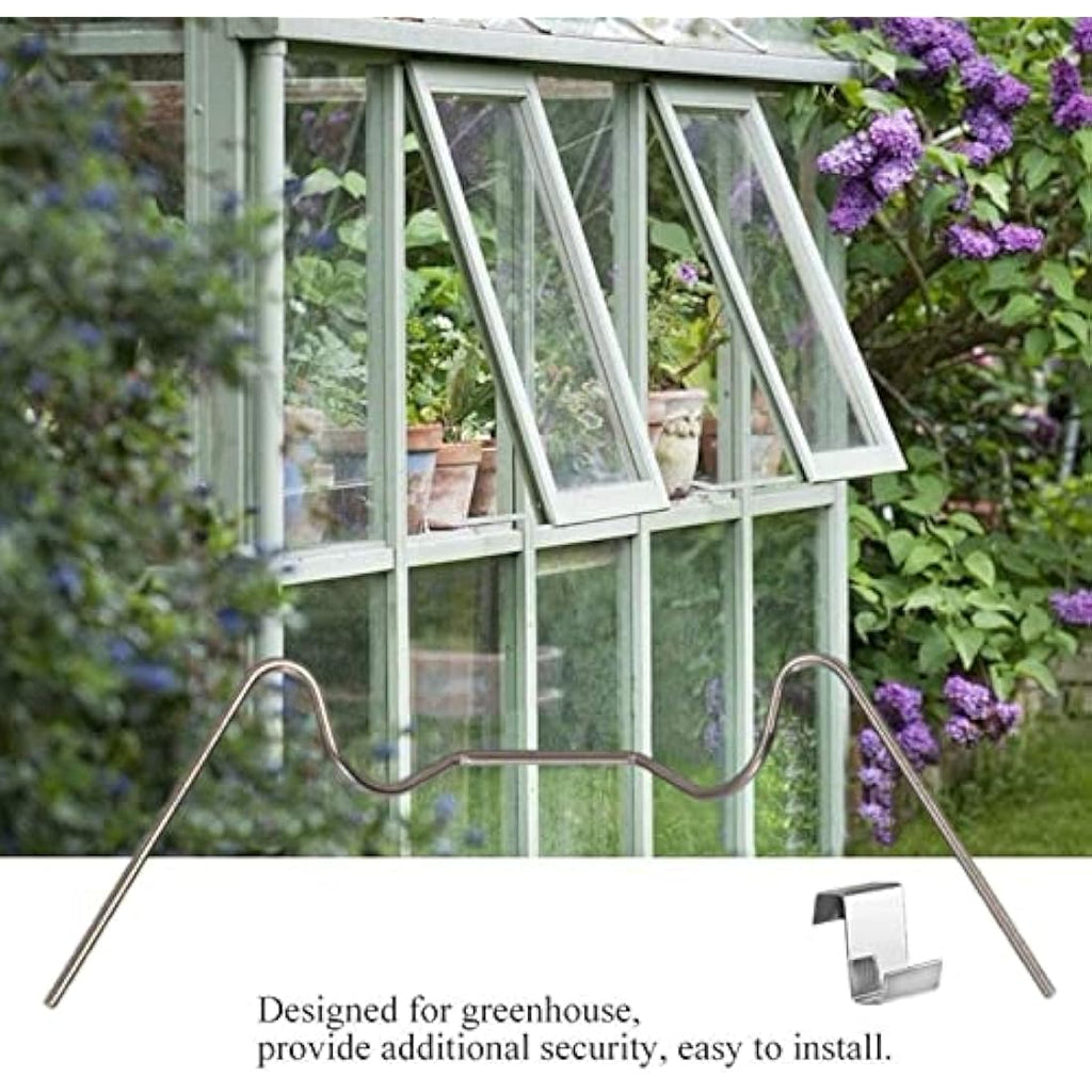200pc Stainless Steel Greenhouse W & Z Glazing Clips