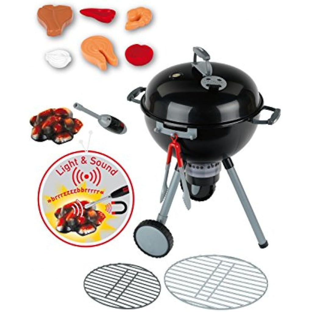 Theo Klein Weber Toy Kettle Barbecue – Kids Grill with Light & Sound
