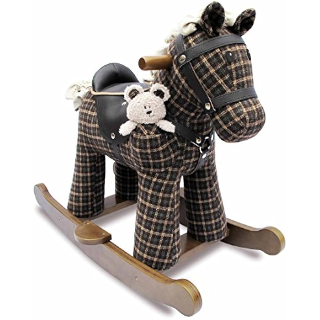 Little Bird Told Me Rufus & Ted Rocking Horse – Plush Wooden Rocker
