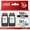 ATOPINK 560XL 561XL Ink Cartridges for Canon Pixma TS5350 TS7450 | 2-Pack