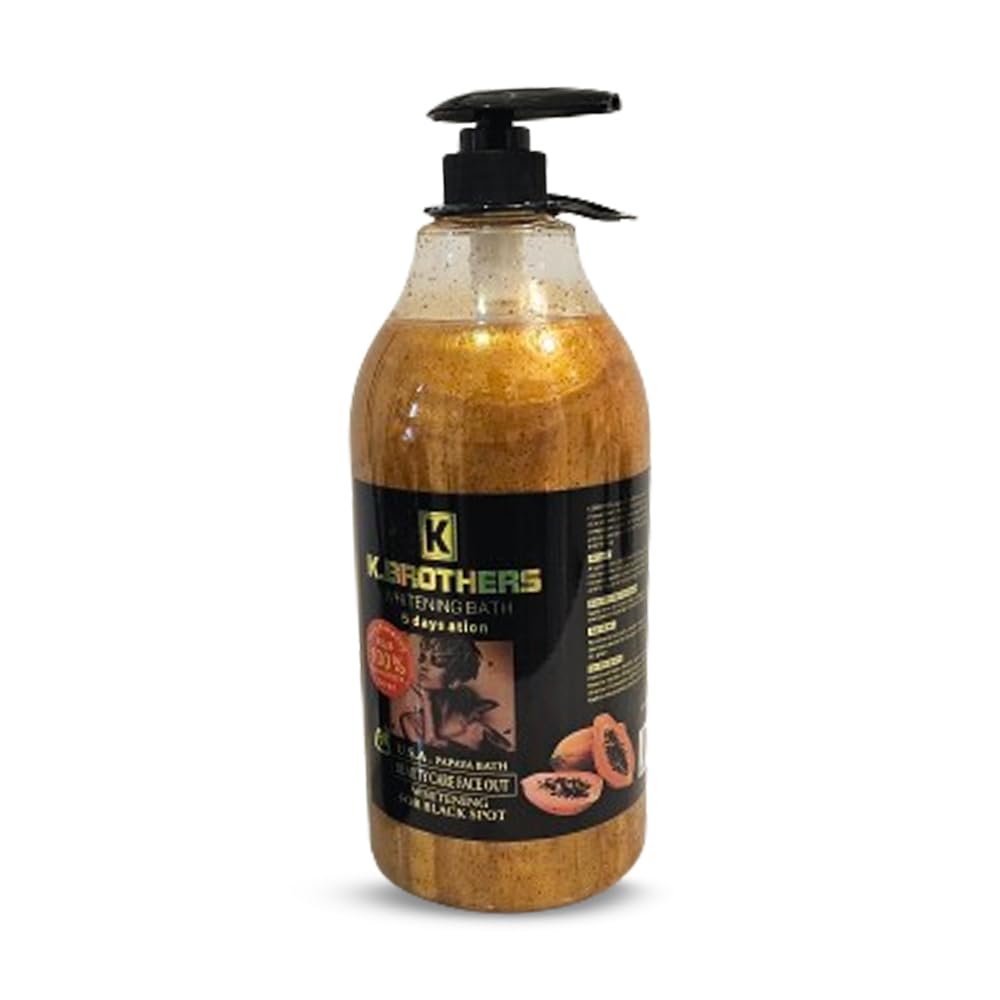 K. Brother Papaya Shower Gel | Brightening & Exfoliating Body Wash