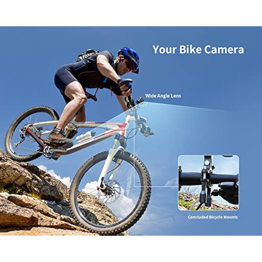 iZEEKER 4K Action Camera – 20MP Waterproof Underwater Helmet Cam