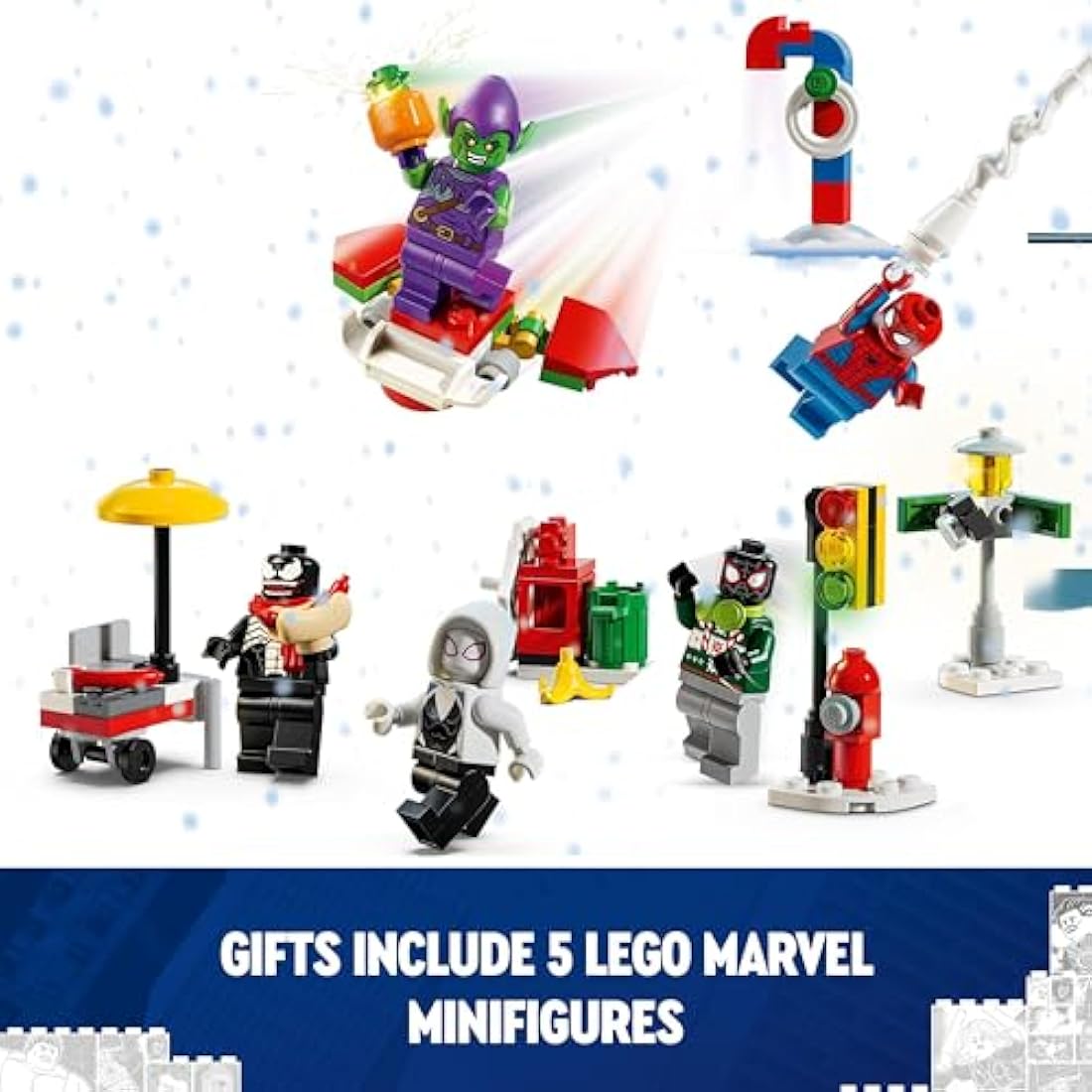 LEGO Marvel Spider-Man 2024 Advent Calendar | 24 Super Hero Toys