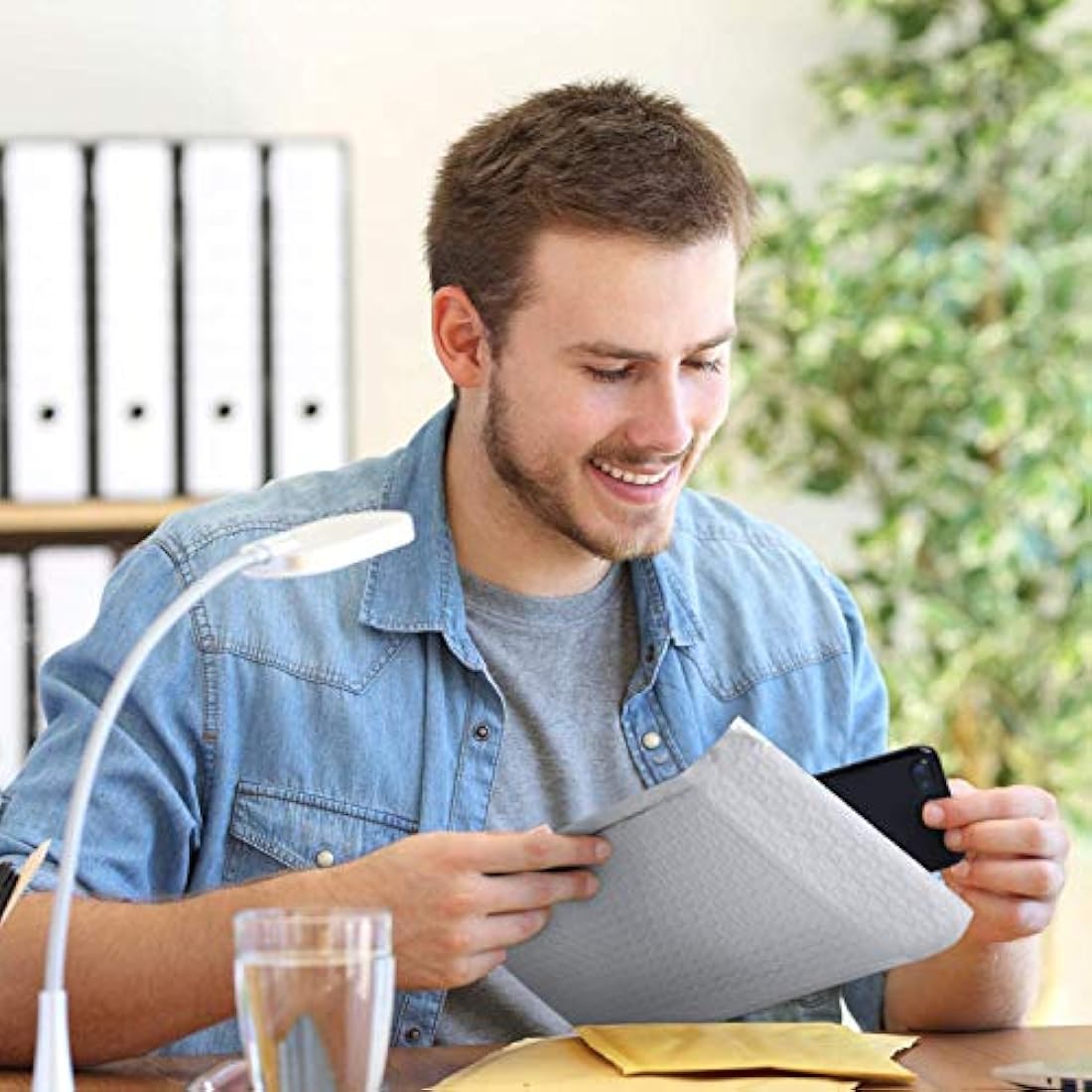 Switory White Poly Bubble Mailers | 6x9 Padded Envelopes, 50 Pack