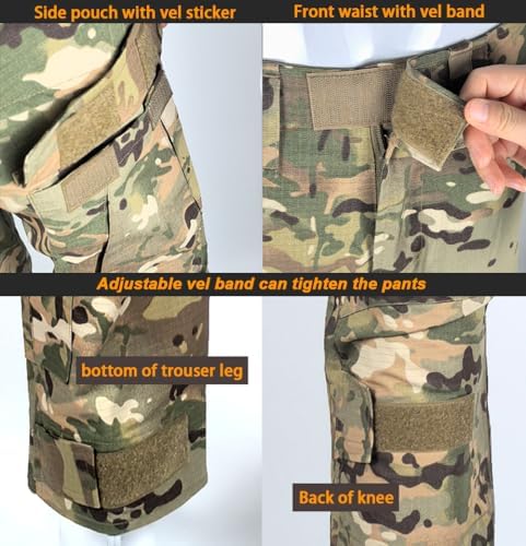 Tactical Military Combat Pants with Knee Pads for Airsoft