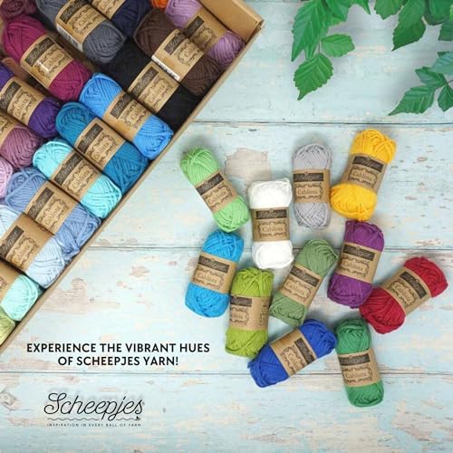 Scheepjes Cahlista Cotton Yarn Colour Pack – 109 x 15g Aran Weight