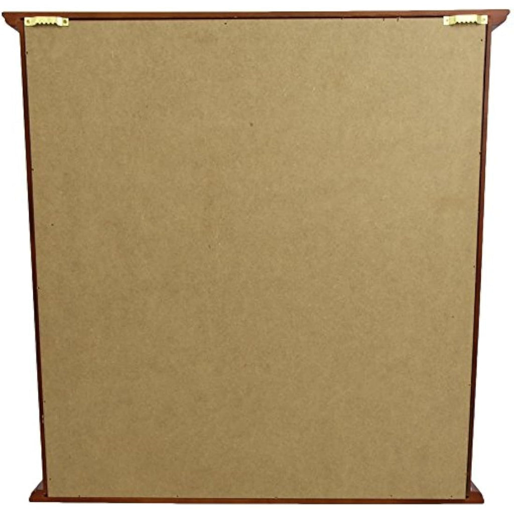 Longridge Golf Ball Display Cabinet – Wooden Wall Rack Holds 49 Balls
