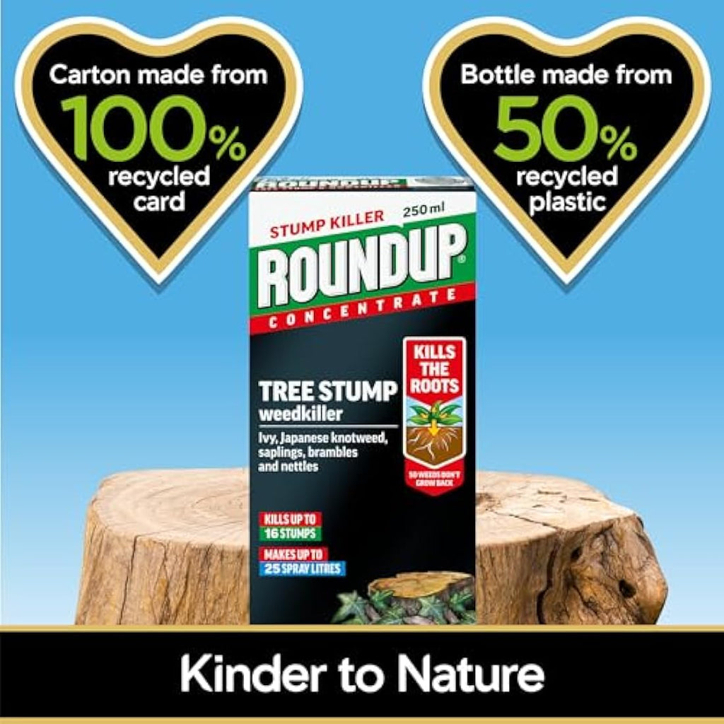 Roundup Tree Stump & Root Weedkiller | Super Concentrate 250ml