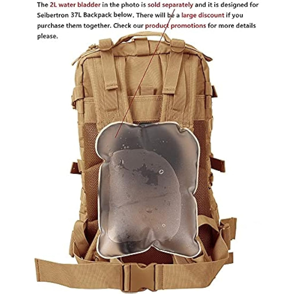 Seibertron Molle Tactical Helmet Holder & Basketball Backpack – Khaki