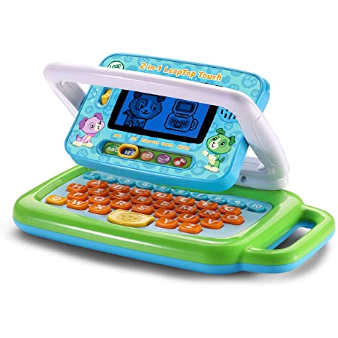 LeapFrog 2-in-1 LeapTop Touch – Kids Learning Laptop & Tablet, Green