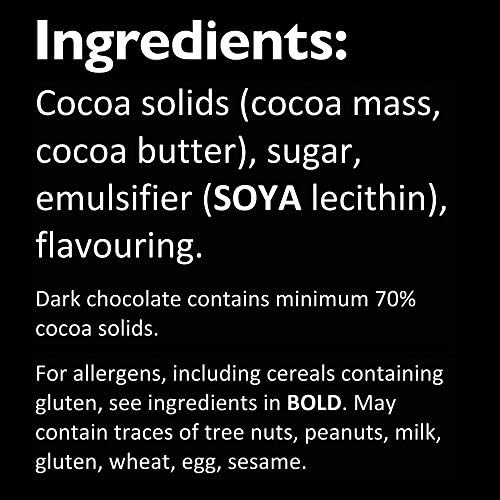 Hotel Chocolat 70% Dark Hot Chocolate Flakes - 20 Vegan Sachets, 700g