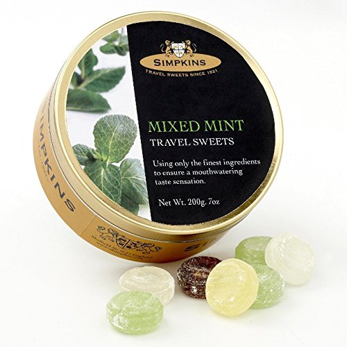 Simpkins Mixed Mints Travel Sweets – Traditional Hard Candy (3 x 200g)