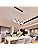 Jolof Store Nordic 3-Light Pendant Lamp – 50cm Metal Ceiling Fixture