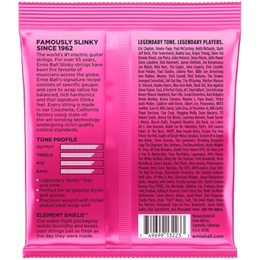 Ernie Ball Super Slinky Electric Guitar Strings - Nickel Wound 9-42 3-Pack