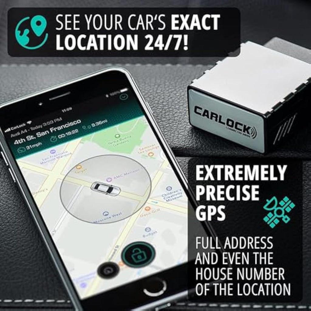 CarLock 4G LTE GPS Tracker – OBD Anti-Theft Car Alarm & Vehicle Monitor
