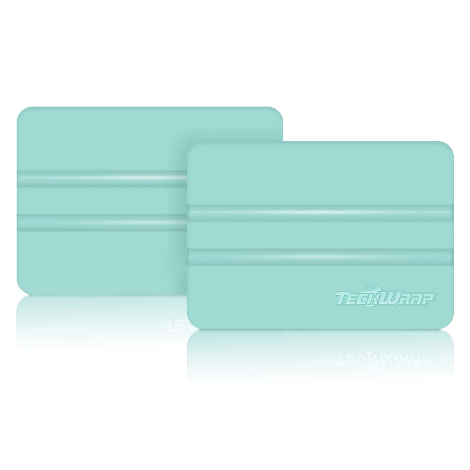TECKWRAP Vinyl Squeegee Scraper Tool – Mint Decal Applicator, 2-Pack