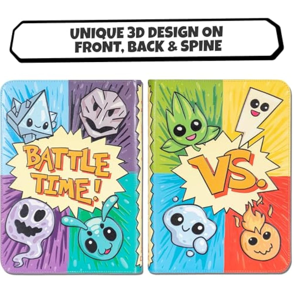 3D Pokemon Card Binder | 9-Pocket PU Leather 360 TCG Album