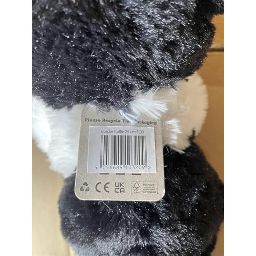 Zappi Co Border Collie Plush Toy – 30cm Eco-Friendly Stuffed Animal