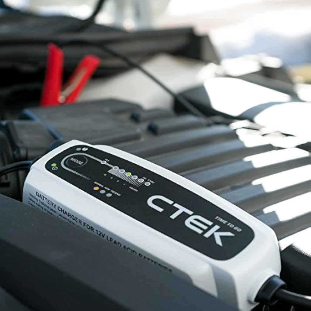 CTEK CT5 Time to Go Battery Charger | 12V 5A Smart Maintenance Device