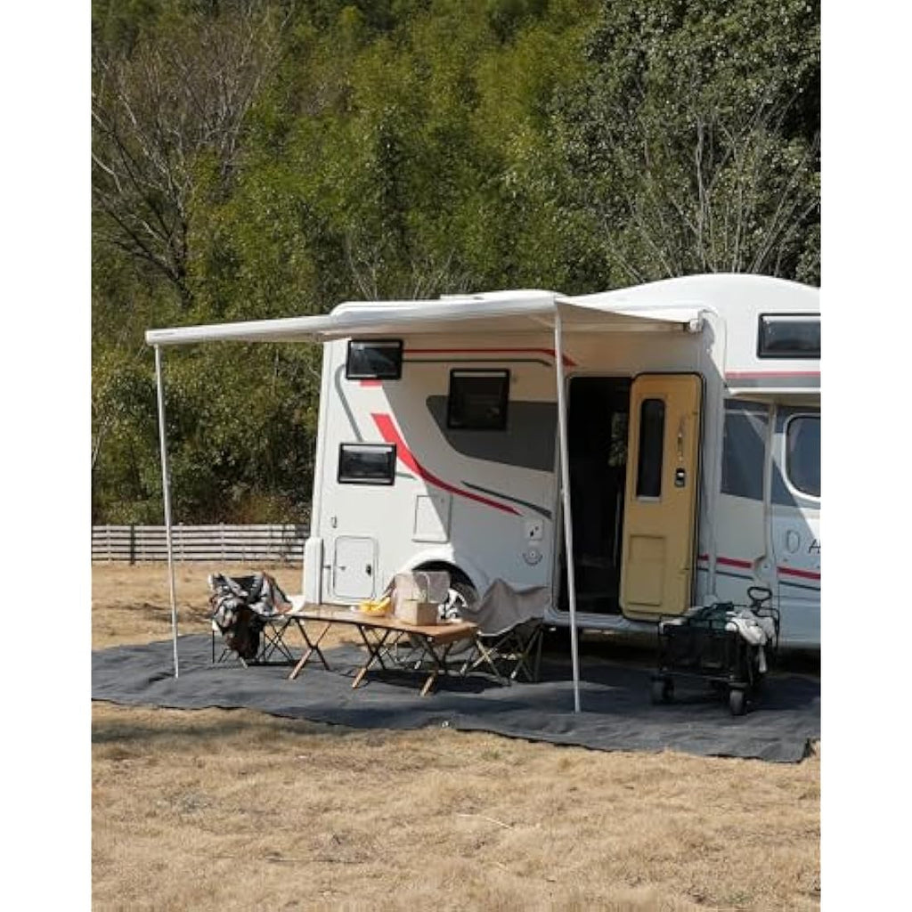 FoundGo Awning Carpet | 280g/m² HDPE Breathable Camping Rug with Bag