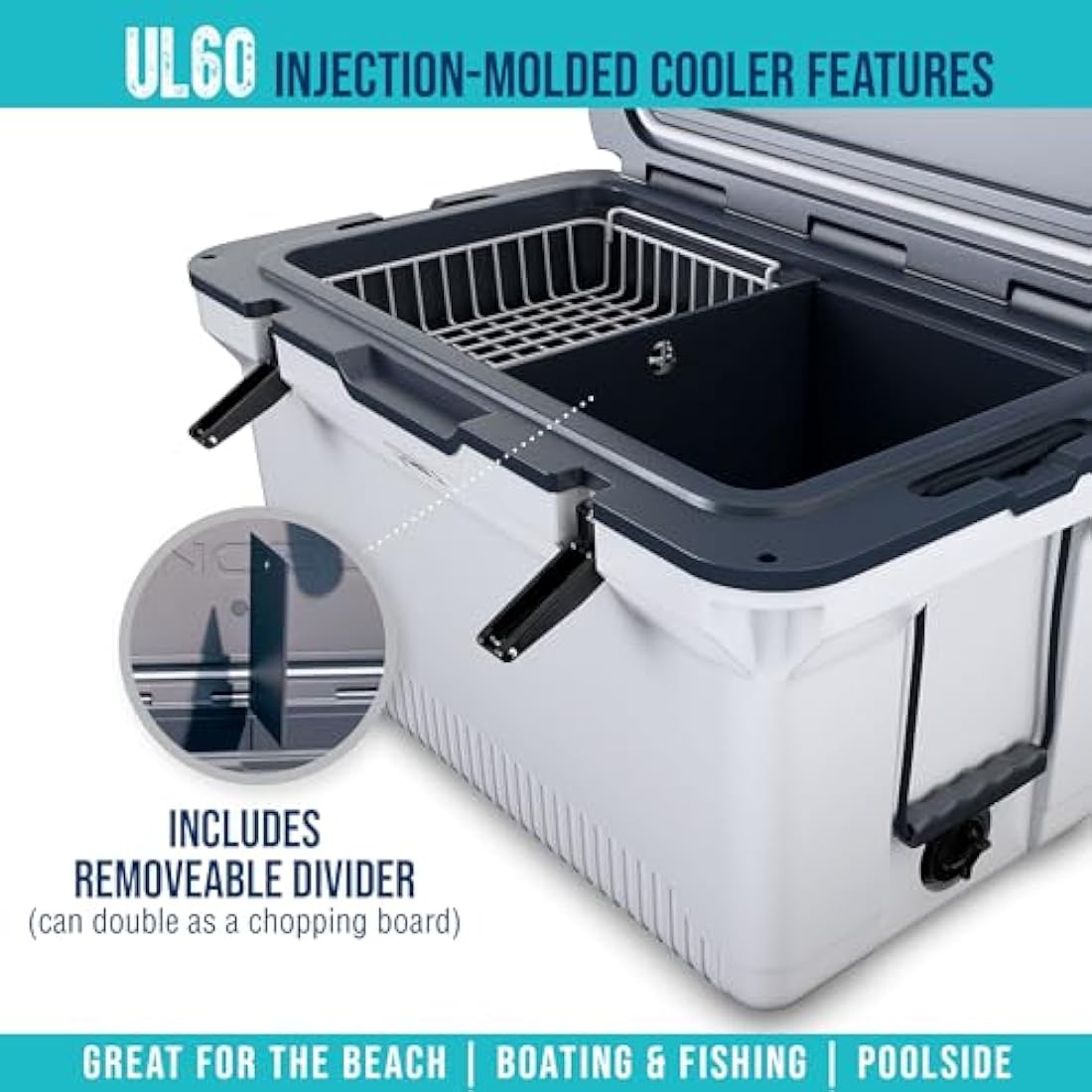 ENGEL 56.8L Ultra-Light Cooler Box – Large Injection Molded Ice Chest