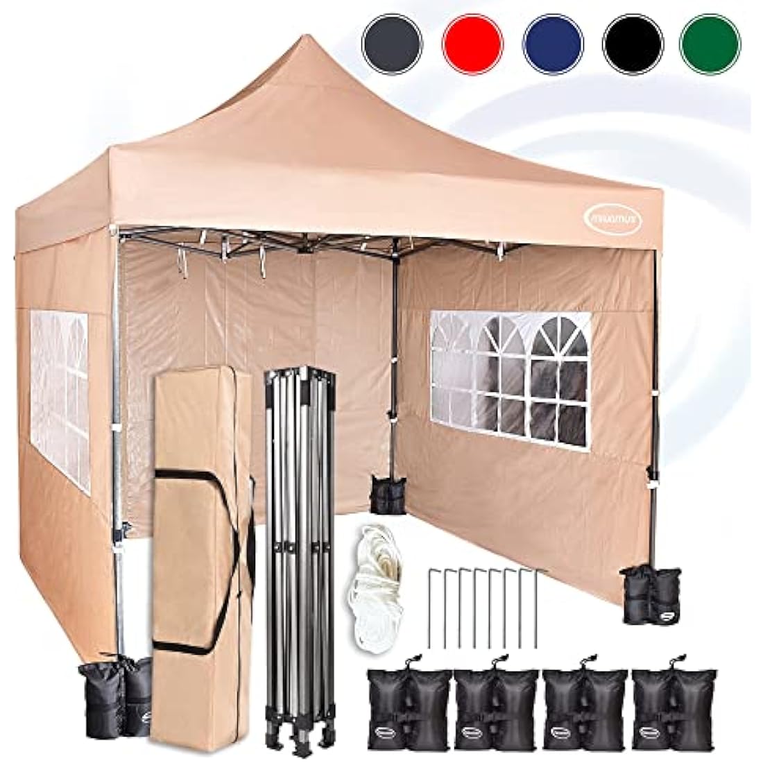 Maximus 3x3m Heavy Duty Pop Up Gazebo – Waterproof Commercial Market Stall