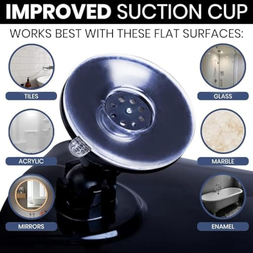 Mirrorvana Fogless Shower Mirror for Shaving – Shatterproof & Suction Cup