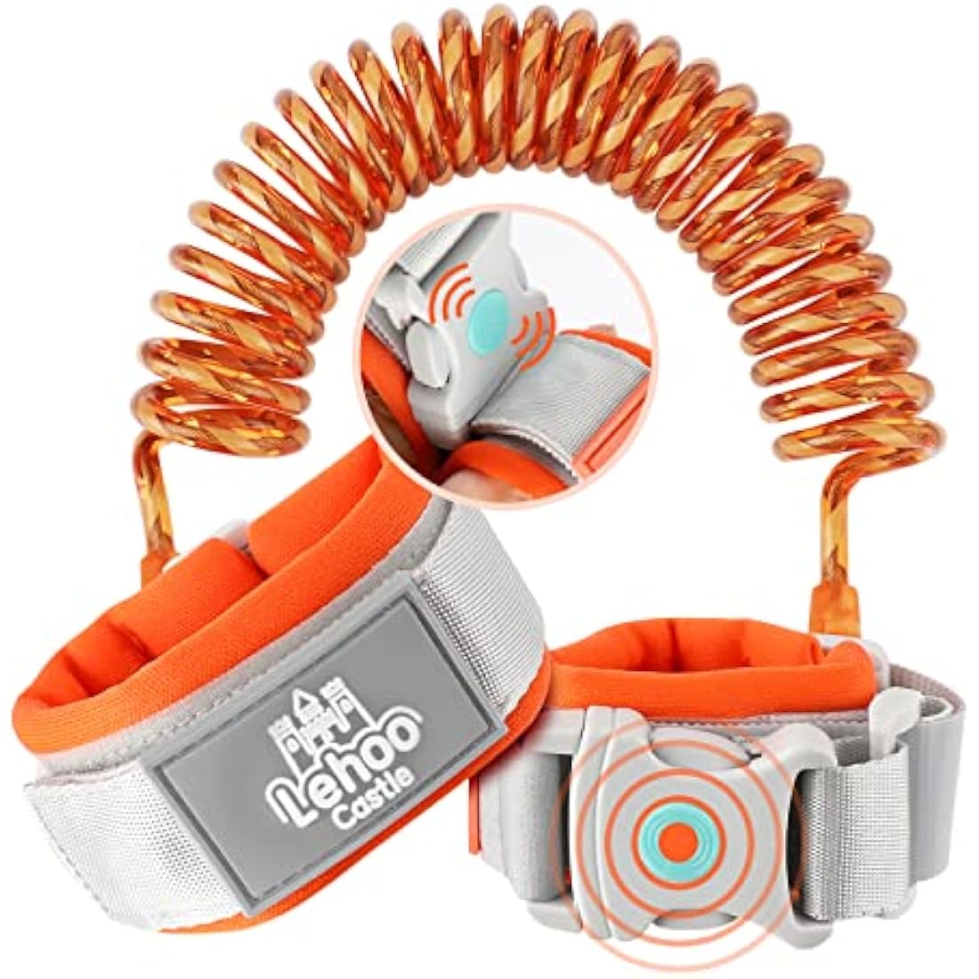 Lehoo Castle Toddler Reins – Anti Lost Wrist Link with Magnetic Lock