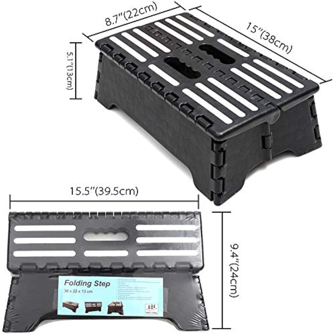 Folding Step Stool – 5 Inch Portable Stool for Kitchen & RV