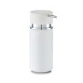 Zeller White Ceramic Soap Dispenser | Modern Liquid Lotion Pump – 16cm