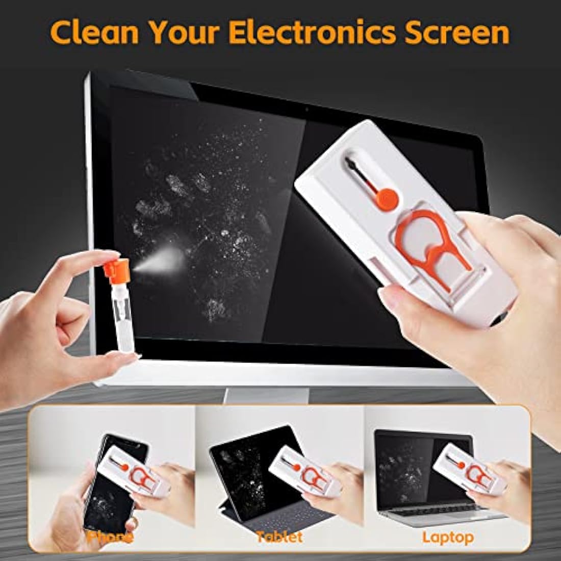 Alyvisun 11-in-1 Keyboard Cleaner Kit | Laptop & Phone Cleaning Set