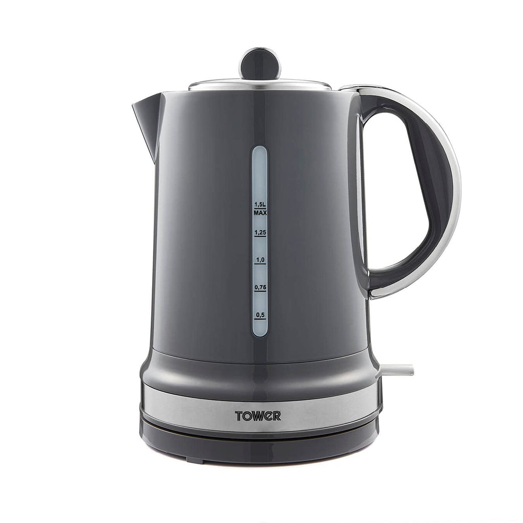 Tower Belle Jug Kettle – 1.5L Rapid Boil 3000W Electric Kettle, Graphite