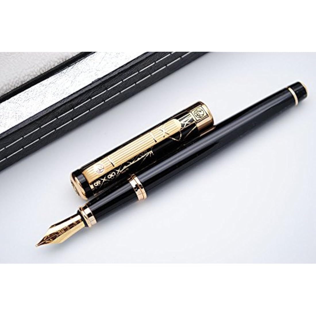 Picasso 902 Gentleman Fountain Pen – Relievo2 Medium Nib with Box