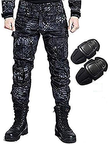 Tactical Military Combat Pants with Knee Pads for Airsoft