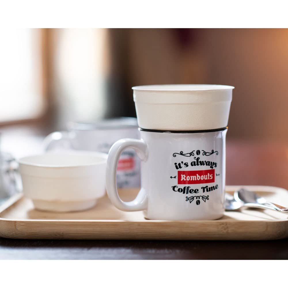 Rombouts Italian One Cup Coffee Filters - Single Serve Drip (8 Boxes)