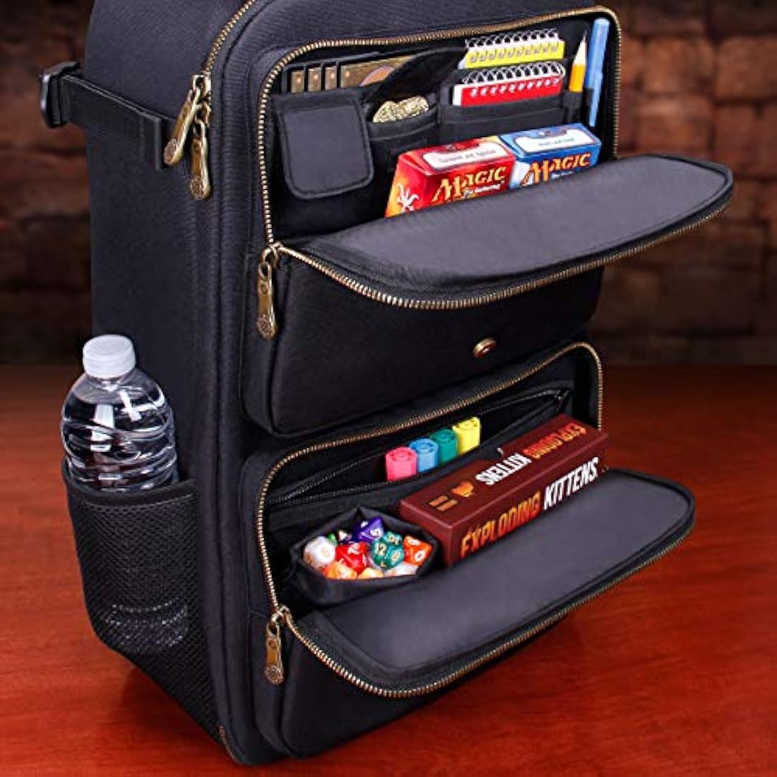 MTG Backpack – TCG Card Storage & Deck Box Organizer (Black)