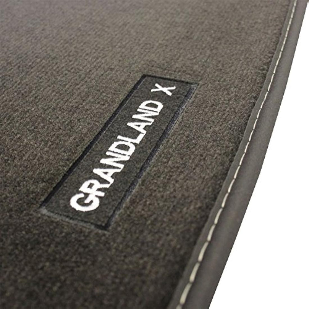 Vauxhall Grandland X Tailored Black Velour Carpet Floor Mats - Set of 4