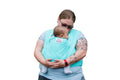 Joy and Joe Organic Stretchy Baby Wrap Sling Carrier - Teal - 0-16kg