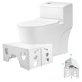 TUAKIMCE 7 Inch Foldable Toilet Stool | Ergonomic Non-Slip Squatting Stool