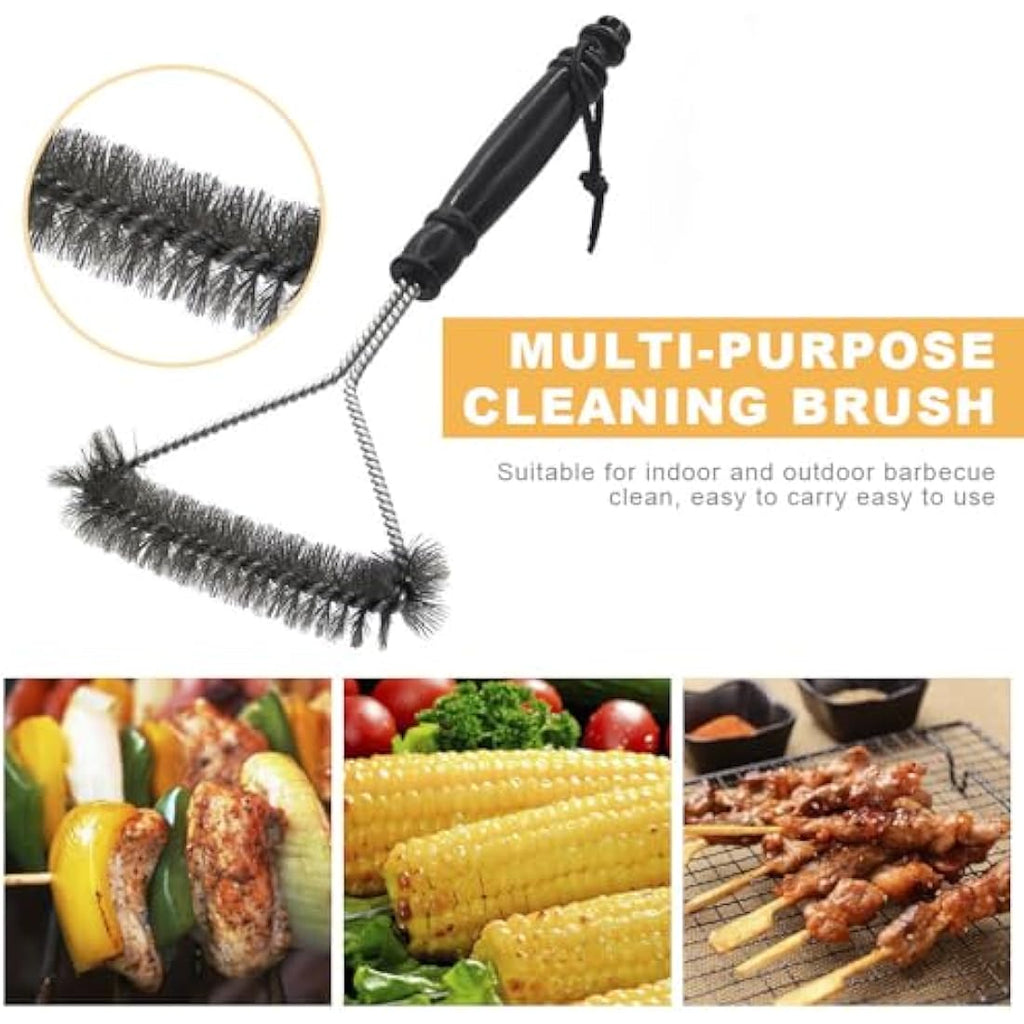 Jolof Store 2-in-1 BBQ Grill Brush and Scraper - Stainless Steel Kit