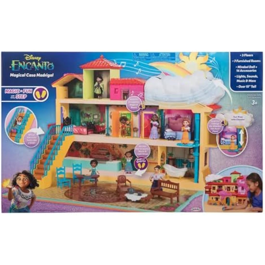 Disney Encanto Magical Casa Madrigal Interactive Playset with Lights & Sound