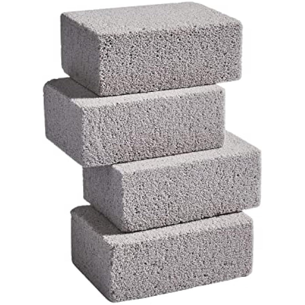 Grill Cleaning Brick 4-Pack | Natural Pumice Griddle Stone