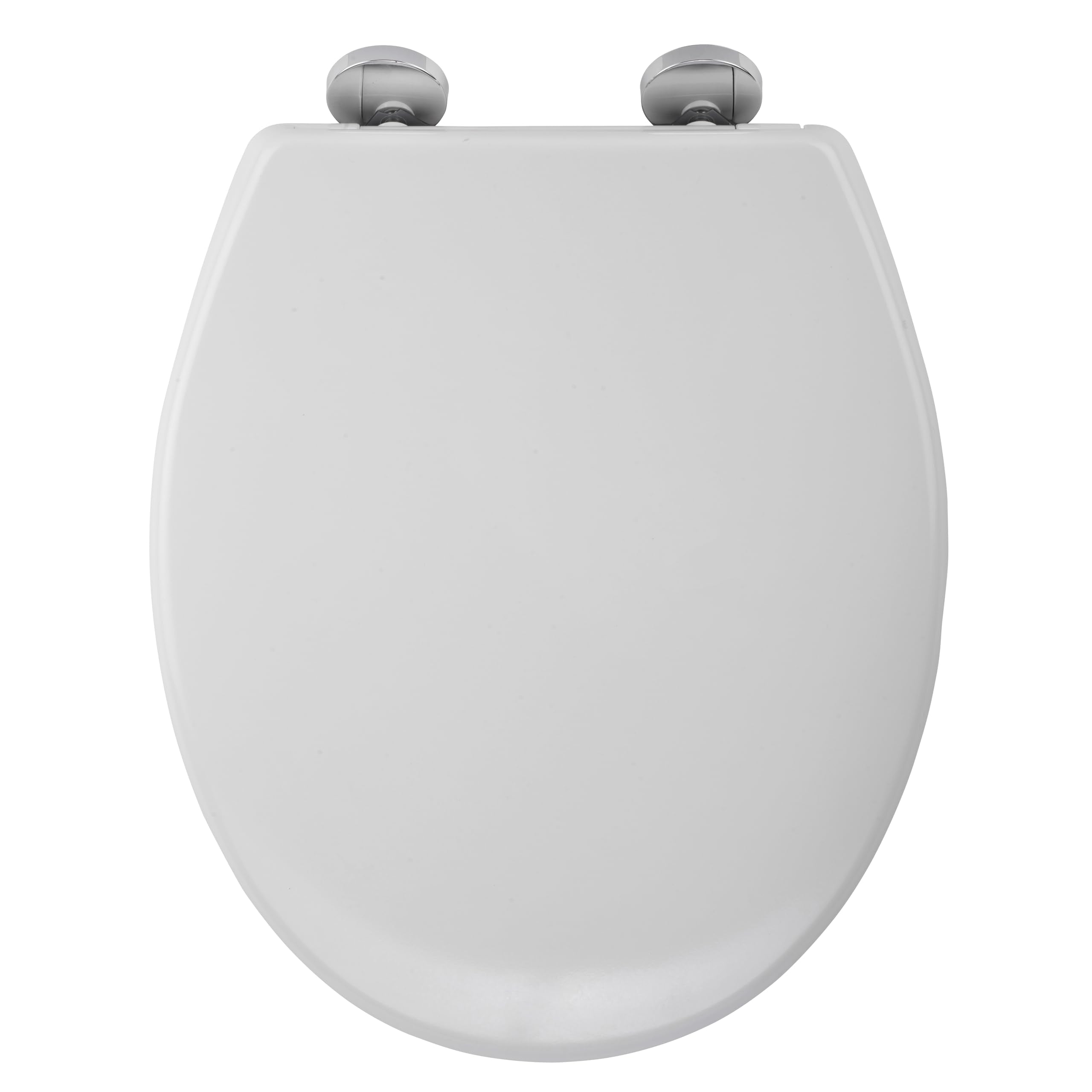 Croydex Constance Soft Close Toilet Seat | Anti-Bacterial White Plastic