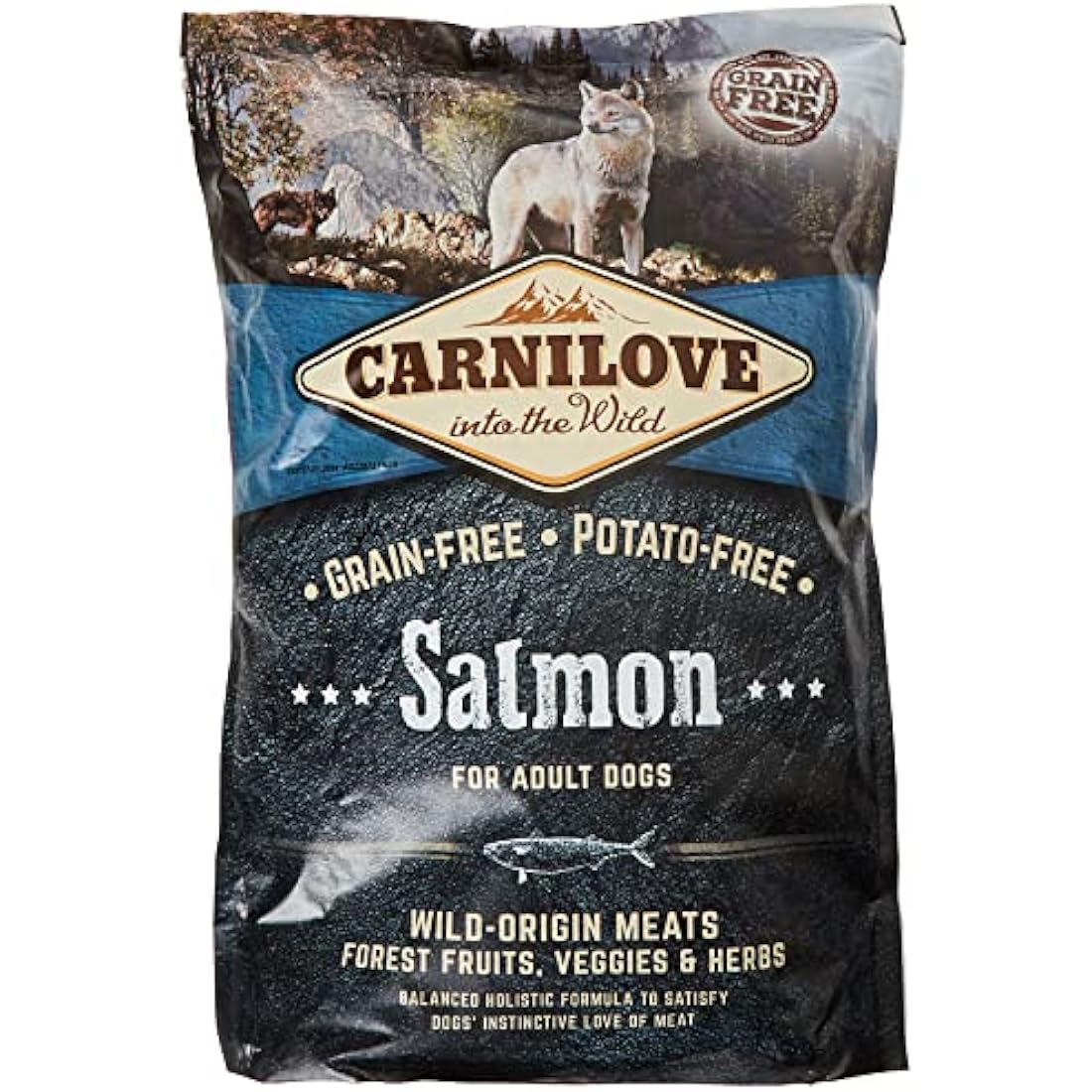 Carnilove Salmon Grain-Free & Potato-Free Adult Dog Food - 1.5 kg