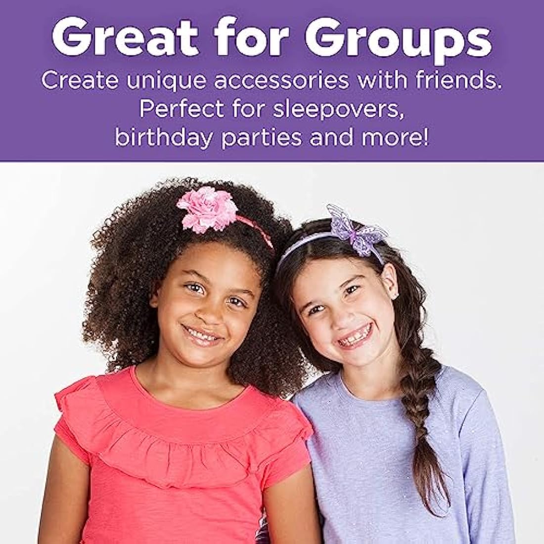 Creativity for Kids DIY Fashion Headbands Kit - Makes 10 Hair Accessories