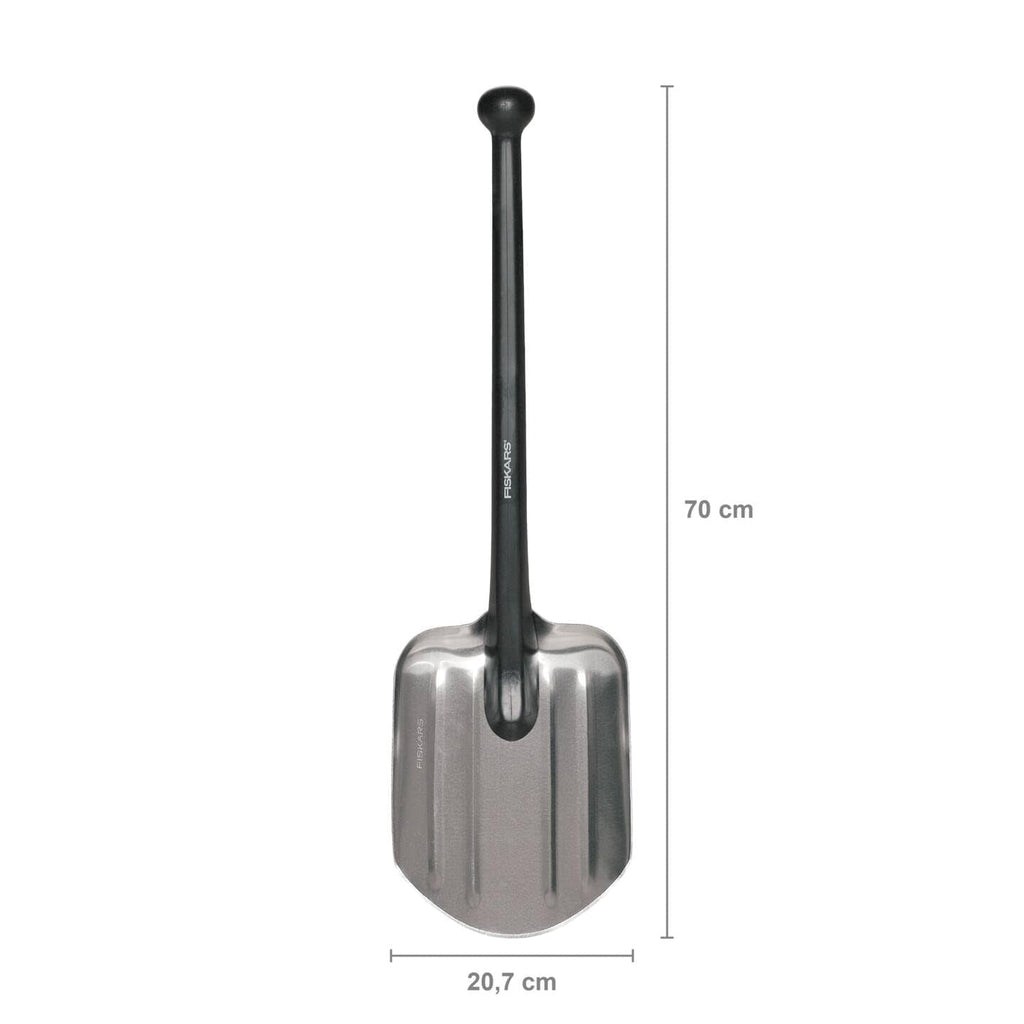 Fiskars Universal Camping Shovel – Lightweight Aluminum & Plastic, 70cm
