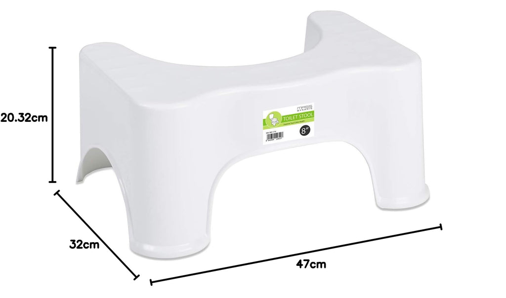 MASS DYNAMIC Squatting Toilet Stool Non-Slip Bathroom Squat Aid Stool Proper Toilet Posture Footstool 8" Standard - image 2