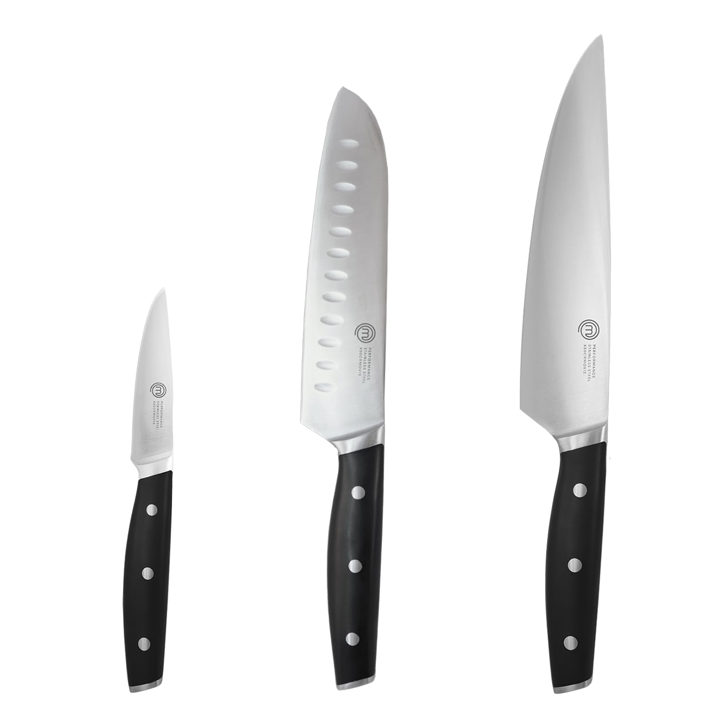 MasterChef 3-Piece Kitchen Knife Set | High Carbon Stainless Steel