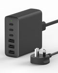 100W USB C Charging Station – 6-Port MultiPort Fast Charger